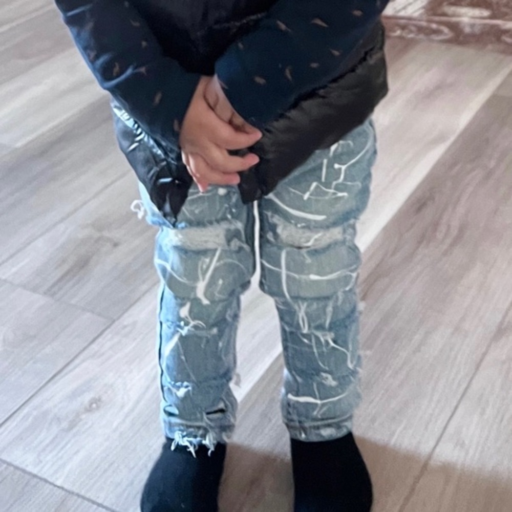 Custom Distressed Jeans - Picture 2 of 2